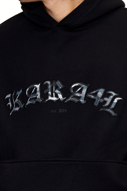 GREY CAMO KARA4L HOODIE