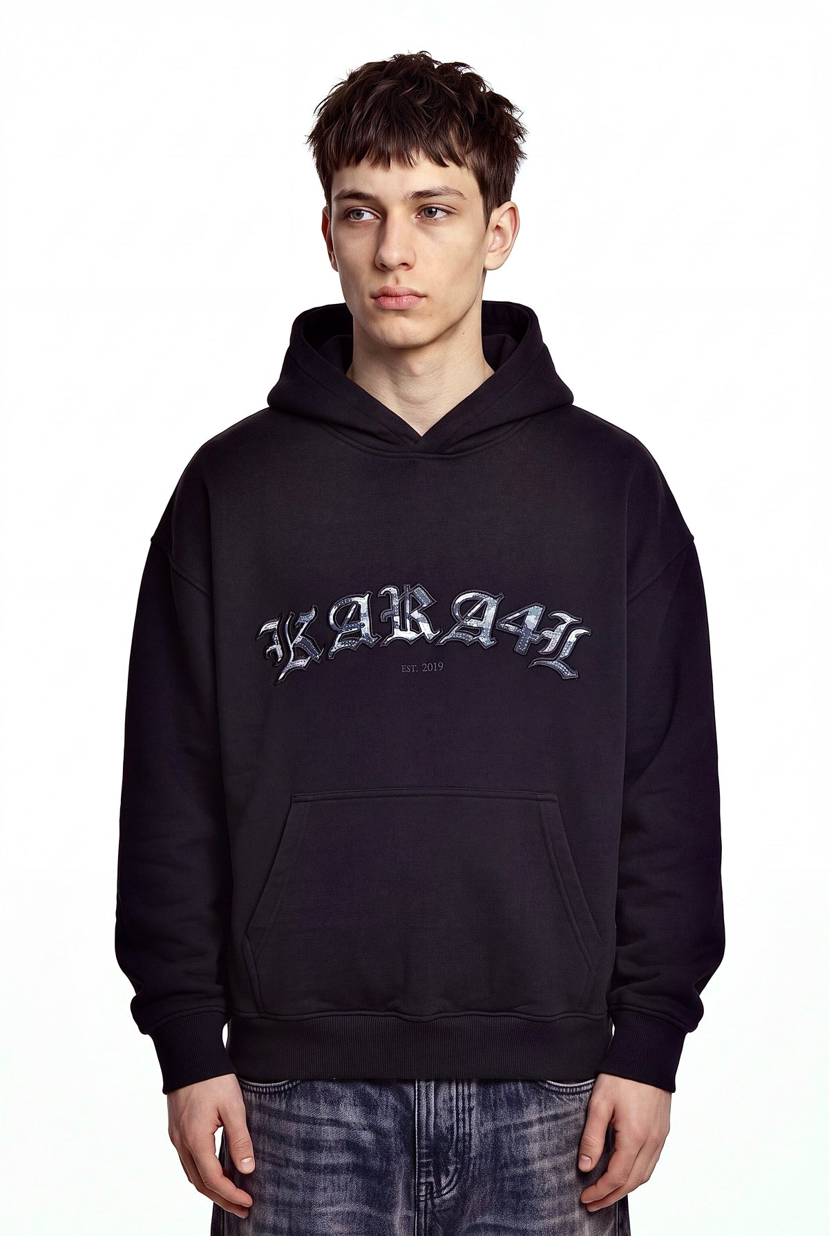 GREY CAMO KARA4L HOODIE
