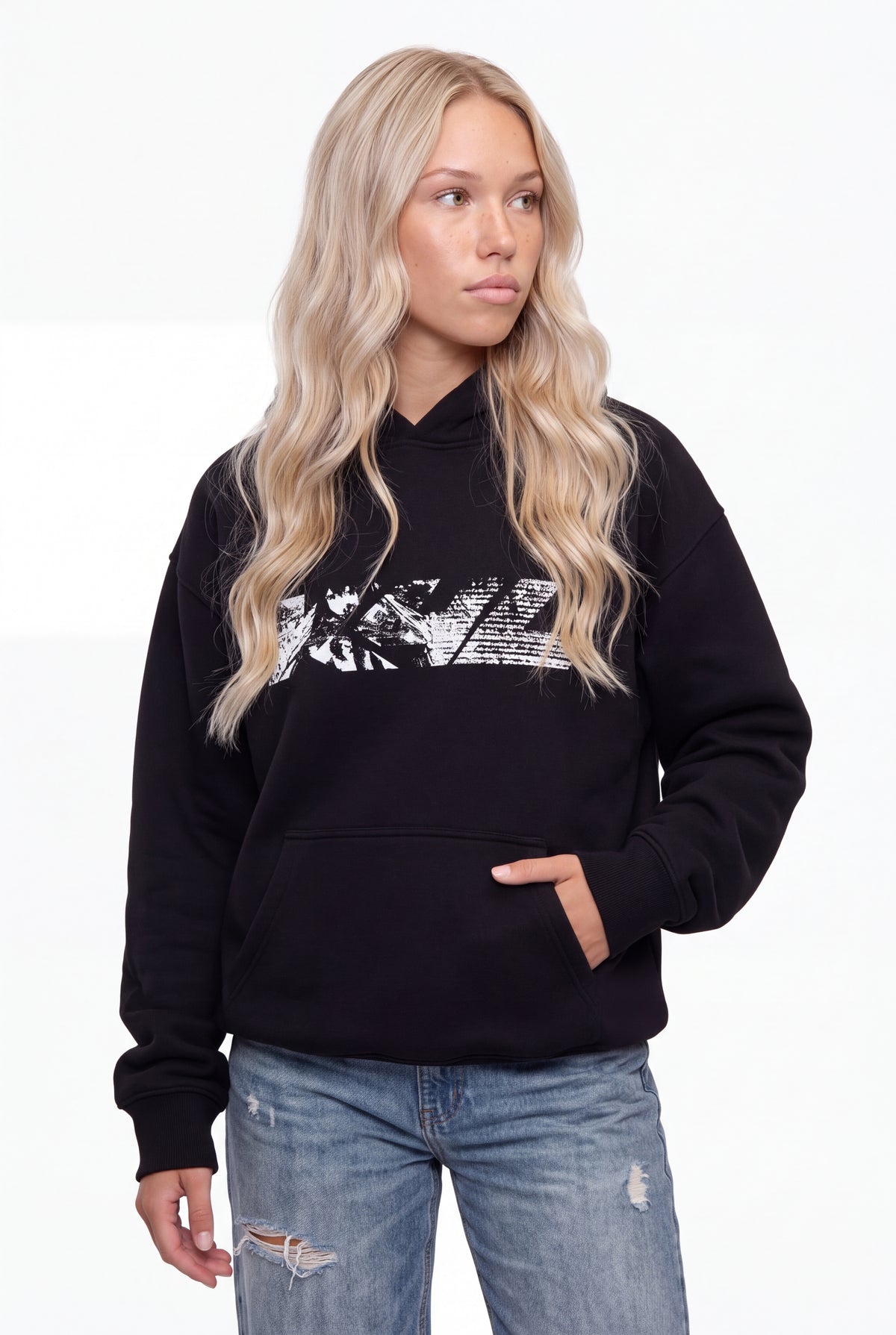 DISTORTED K4L ANIME HOODIE